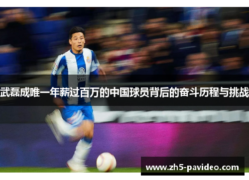武磊成唯一年薪过百万的中国球员背后的奋斗历程与挑战